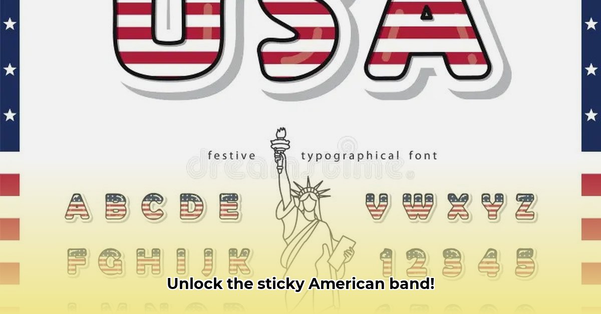 glibberige-amerikaanse-band-4-letters